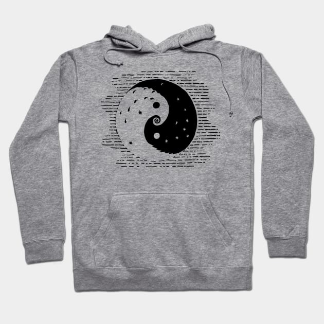 Yin Yang Plus Hoodie by ZooInk5